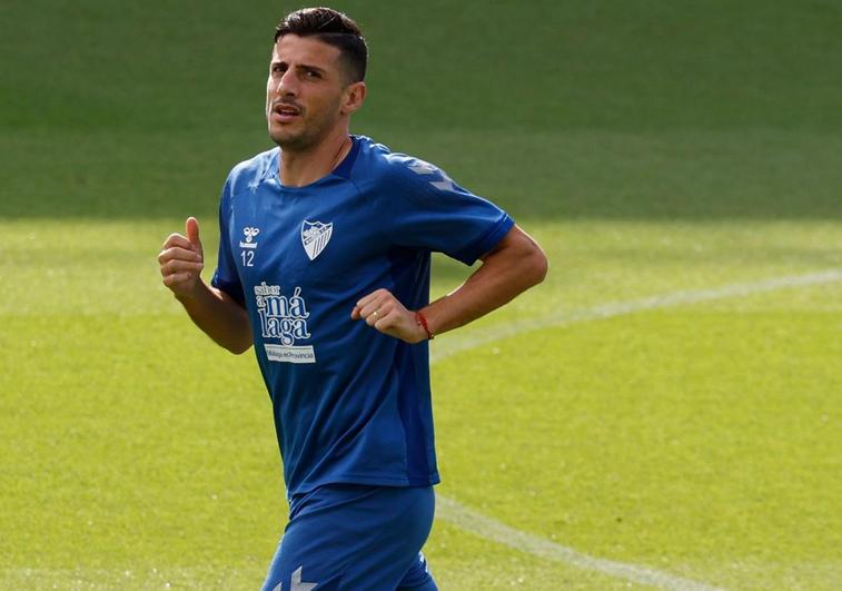 Chavarría, baja importante del Málaga ante la Ponferradina